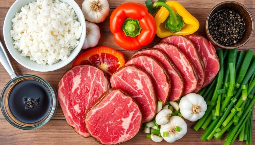 ingredients for pepper lunch