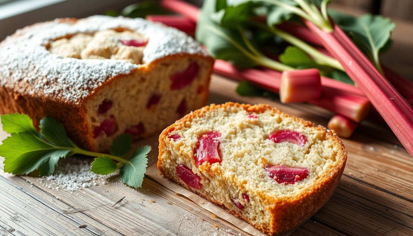 rhubarb cake recipe