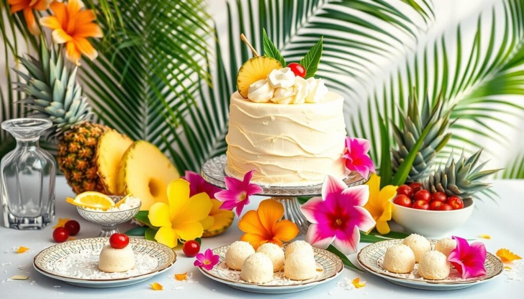 serving suggestions for tropical desserts