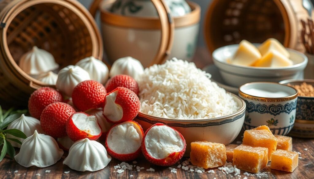 Ingredients in Asian desserts