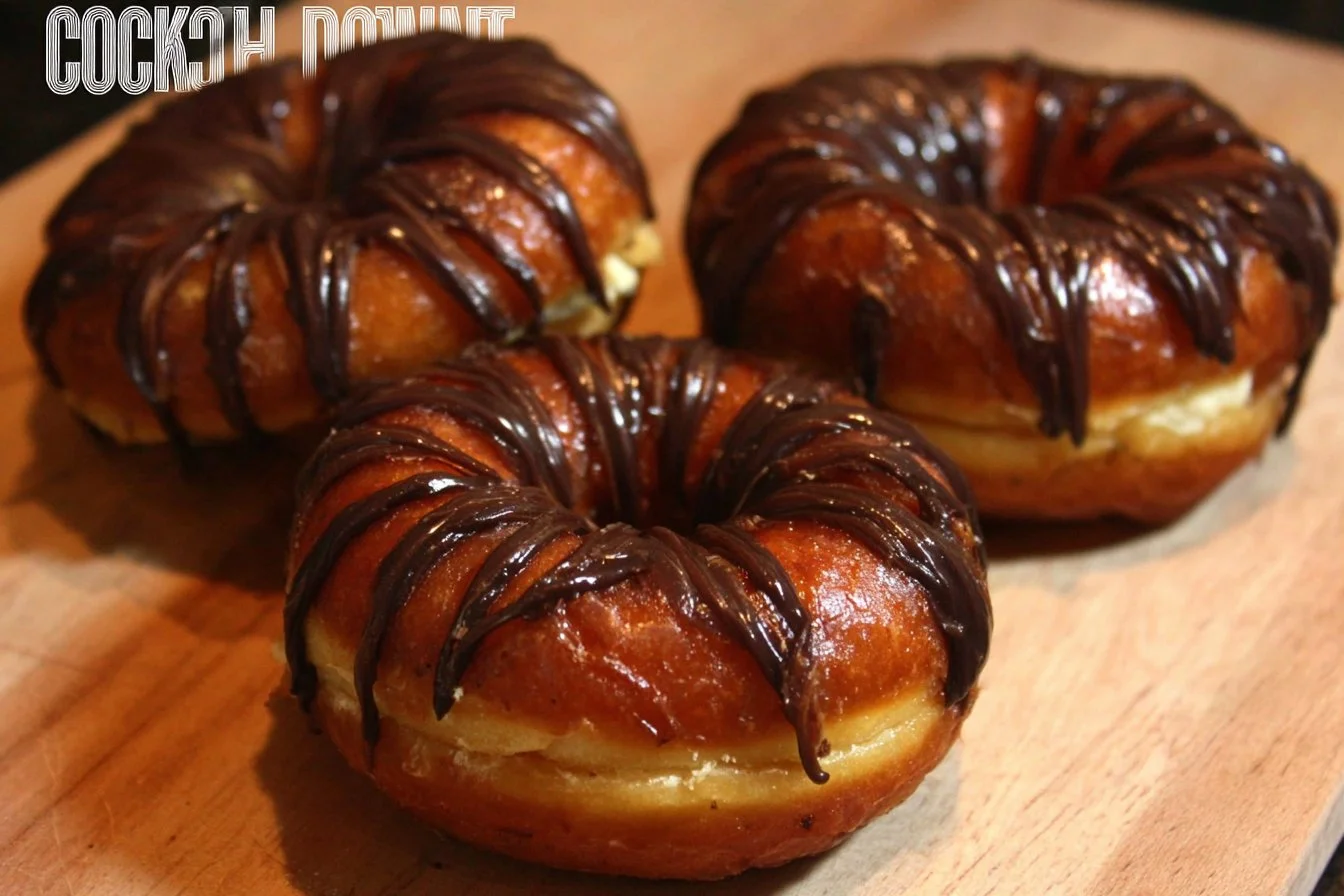 Halloween-themed Cockroach Donuts Boston Cream dessert